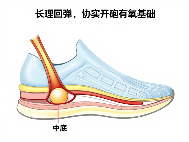 长跑原理揭秘,中底回弹如何夯实有氧基础