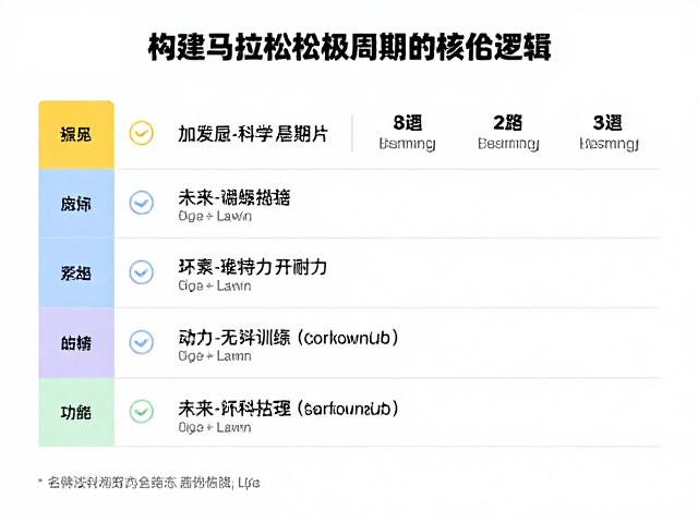 马拉松备赛，结合主动恢复科学增强耐力，打造高效训练计划