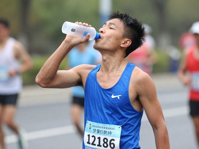 马拉松赛中续航秘诀，少量多次饮水与上坡加强呼气技巧