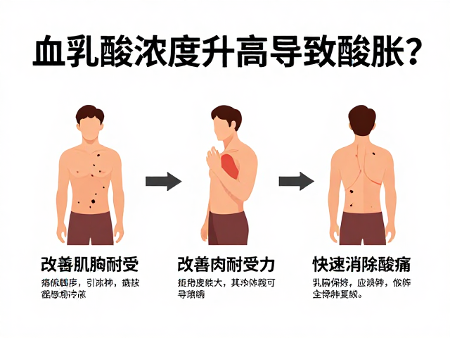 血乳酸浓度升高导致酸胀?3招改善肌肉耐受力,快速消除酸痛