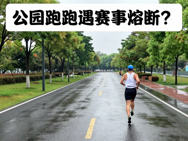 湿路跑动遇赛事熔断？公园绿道赛道安全避险指南