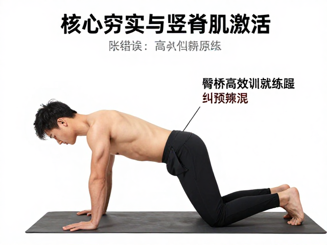 核心夯实与竖脊肌激活，臀桥高效训练指南