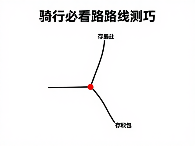 骑行必看,路况辨识技巧,最短路线测量,存取包区域规划指南