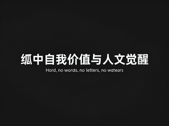普通人如何在孤独中专注,实现自我价值与人文觉醒
