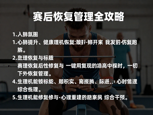心肺提升与长距离续航增强,赛后恢复管理全攻略