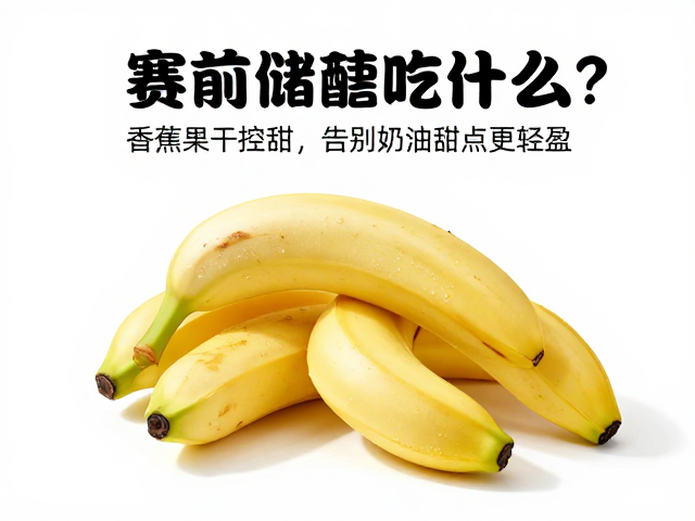 赛前储能吃什么?香蕉果干控甜,告别奶油甜点更轻盈