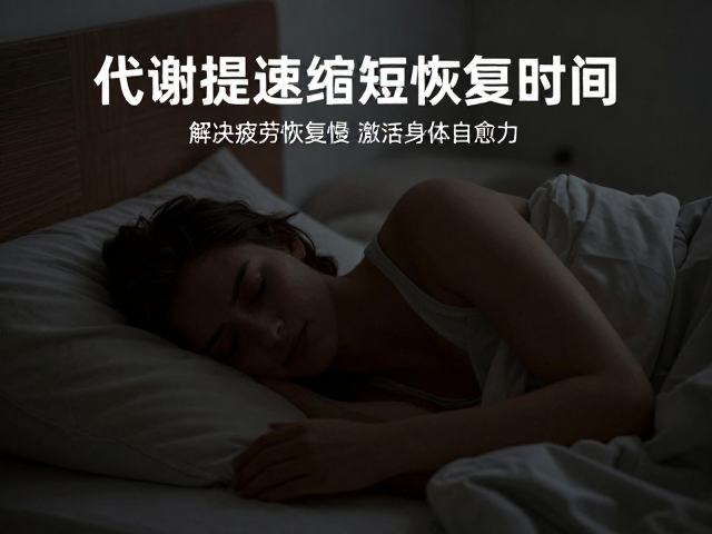 代谢提速缩短恢复时间?解决疲劳恢复慢,激活身体自愈力