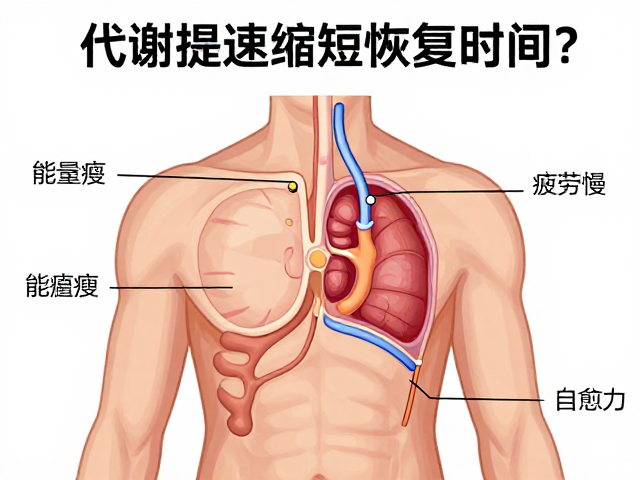 代谢提速缩短恢复时间？解决疲劳恢复慢，激活身体自愈力