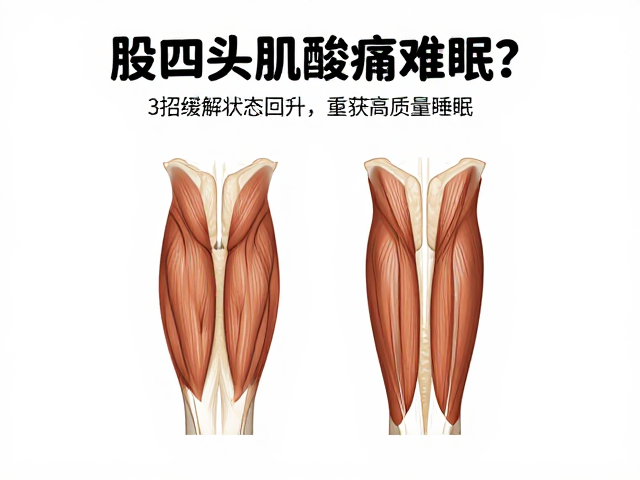 股四头肌酸痛难眠？3招缓解状态回升，重获高质量睡眠