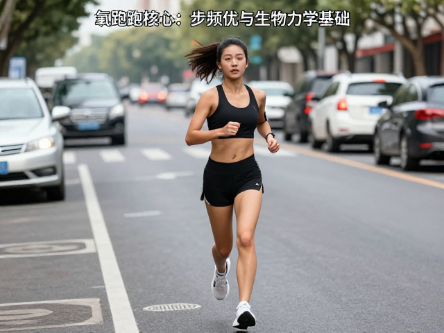 有氧健身跑技巧，提高步频，避开机动车密集路段更安全