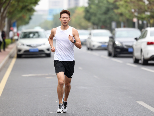 有氧健身跑技巧,提高步频,避开机动车密集路段更安全