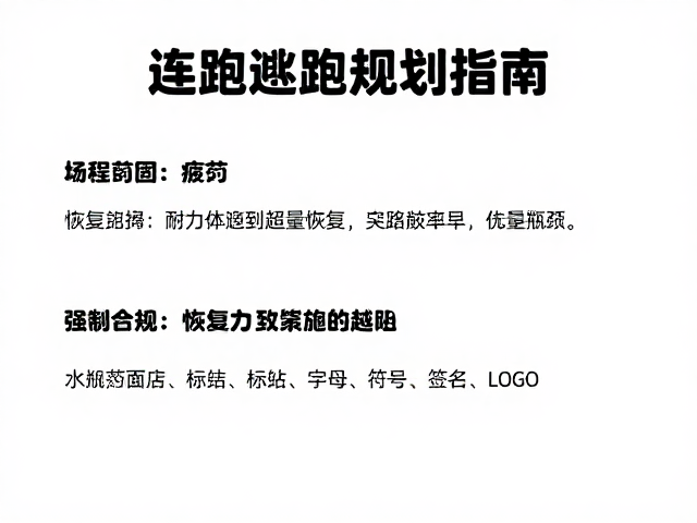 连跑规划指南,恢复跑助耐力进阶跑者突破瓶颈