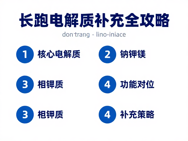 跑量堆积怎么抗疲？长跑电解质补充全攻略