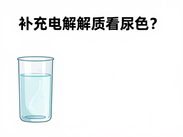 补充电解质看尿色？观察尿液颜色判断耐受性，科学补水指南