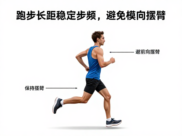跑步长距稳姿指南,如何保持稳定步频,避免横向摆臂?