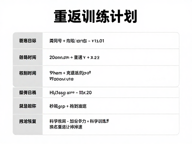 赛后休整指南,恢复跑,两周重返训练计划,科学恢复不掉速