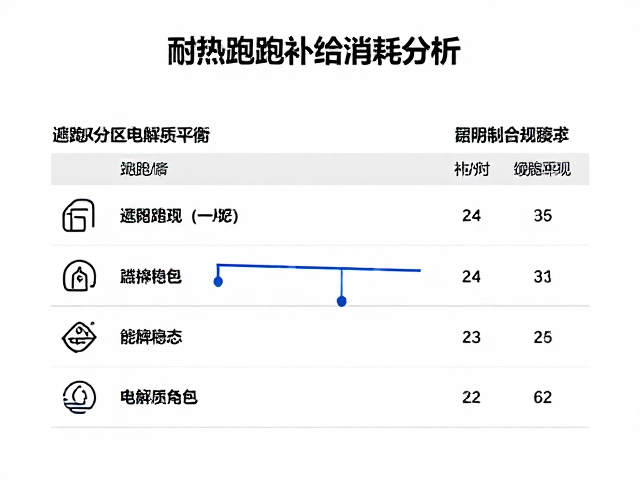 耐热跑动与补给消耗分析,候跑区分区遮阴策略提升表现
