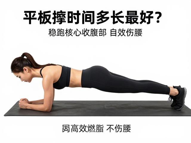 平板支撑时间多长最好？稳跑核心收紧腹部，高效燃脂不伤腰