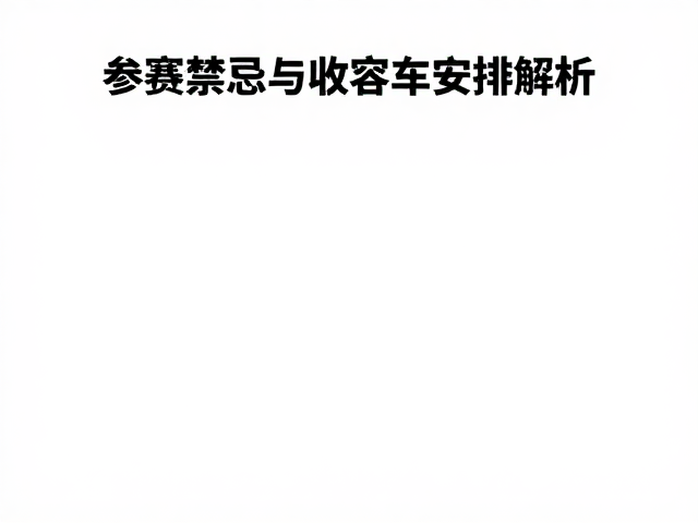 参赛禁忌与收容车安排解析,成绩申诉全流程指南