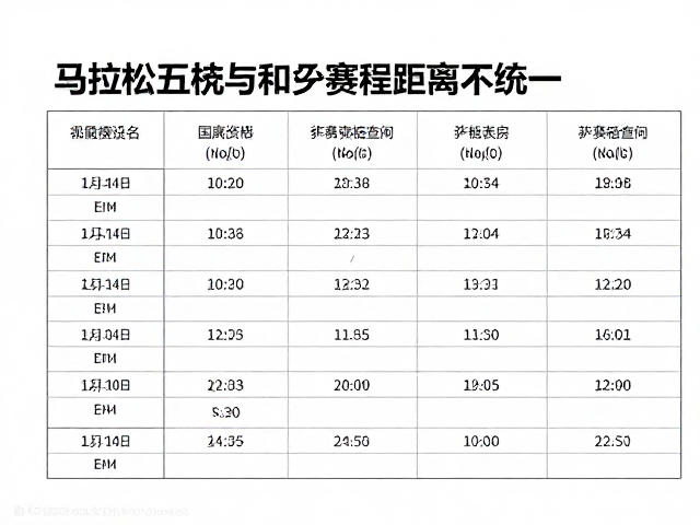 马拉松早期赛程距离不统一?详解国际演变与参赛资格审核