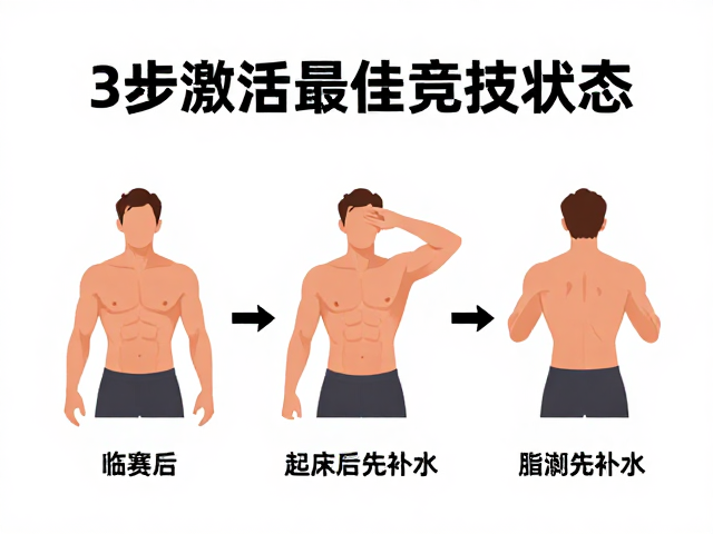 临赛前吃鱼肉好?起床后先补水,3步激活最佳竞技状态