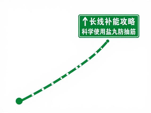 长线补能攻略,按公里牌执行计划,科学使用盐丸防抽筋