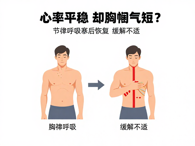 心率平稳却胸闷气短？节律呼吸助赛后恢复，缓解不适
