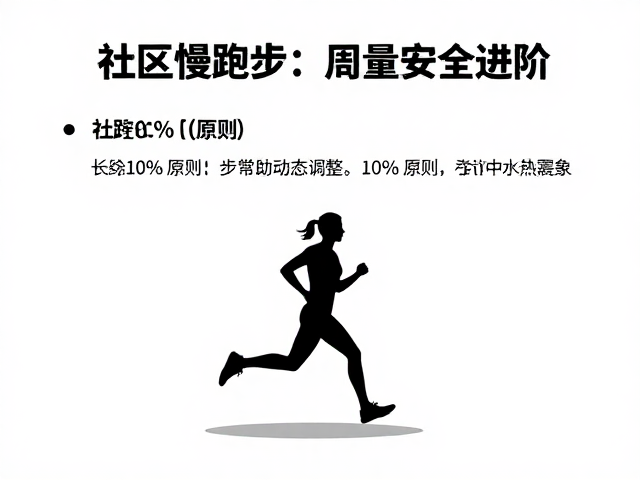 社区道路慢跑,如何逐步增加周跑量安全进阶