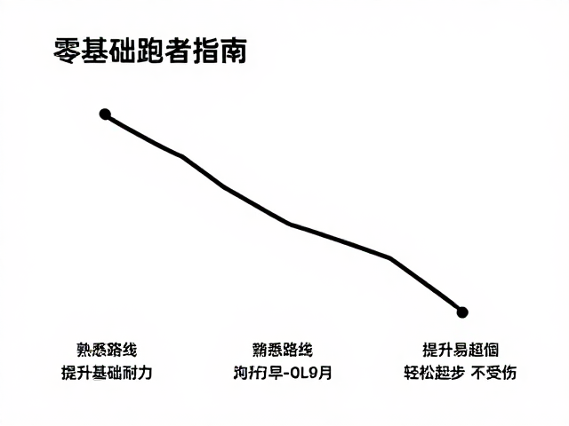 零基础跑者指南，熟悉路线，提升基础耐力，轻松起步不受伤