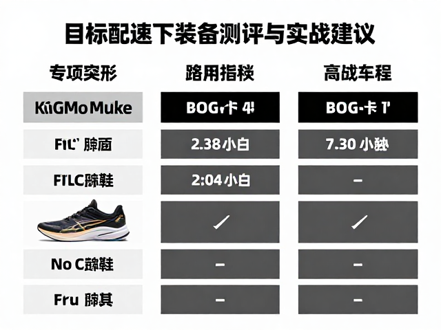 专项突破,目标配速下的装备测评与实战建议