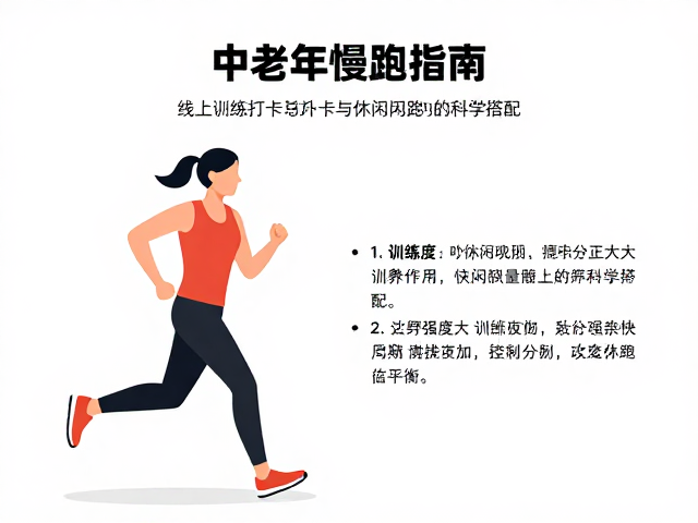 中老年慢跑指南,线上训练打卡与休闲路跑的科学搭配