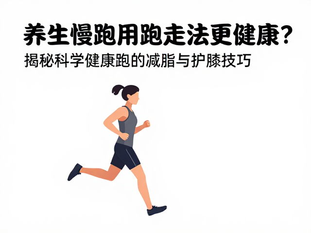 养生慢跑用跑走法更健康?揭秘科学健康跑的减脂与护膝技巧