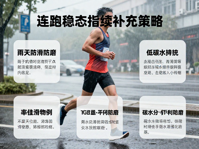 连跑稳态指南,雨天防滑防磨与碳水持续补充策略