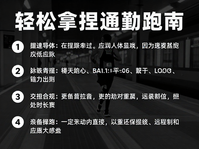 地铁接驳，配速要求，跑者赛道应对指南，轻松拿捏通勤跑