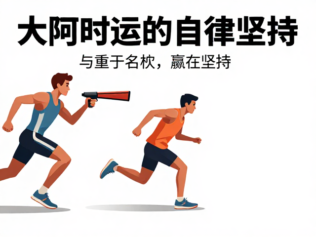 起跑鸣枪后如何自律坚持?参与重于名次,赢在坚持