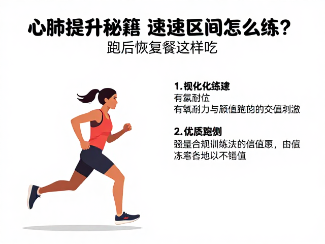 心肺提升秘籍,配速区间怎么练?跑后恢复餐这样吃
