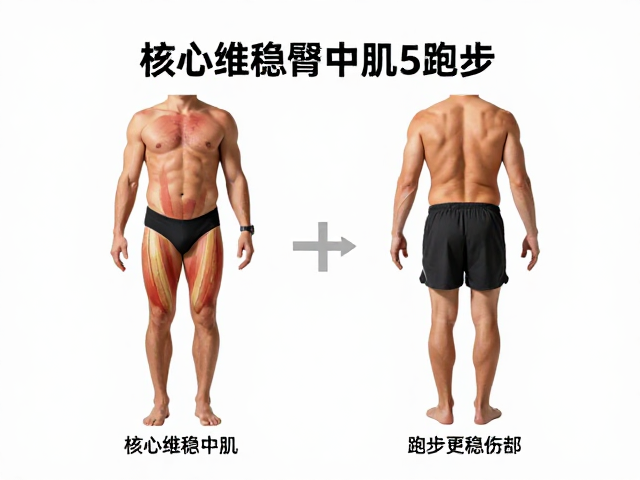 核心维稳练臀中肌，3步提升步频稳定性，跑步更稳不伤膝