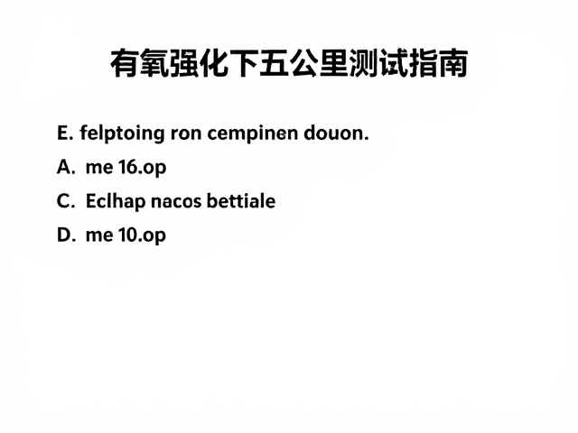 轻松跑配速多少？有氧强化下的五公里测试指南