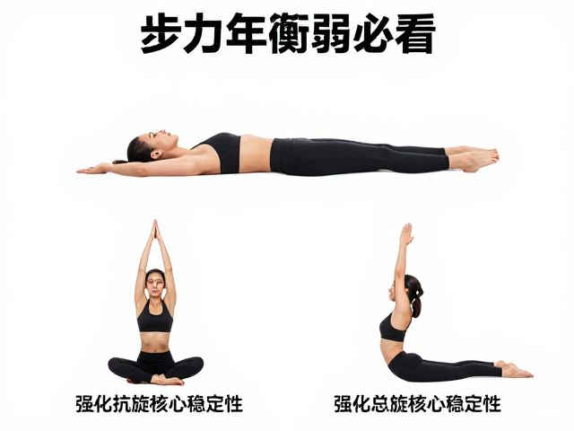 腰臀力量薄弱必看,3步平衡提升,强化抗旋转核心稳定性