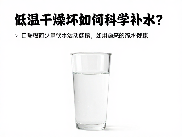低温干燥环境下如何科学补水?口渴前少量饮水助健康