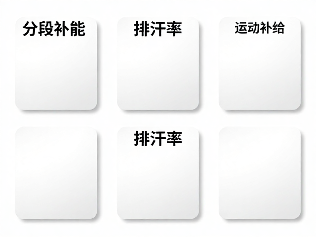 分段补能,排汗率,运动补给标签贴怎么选?