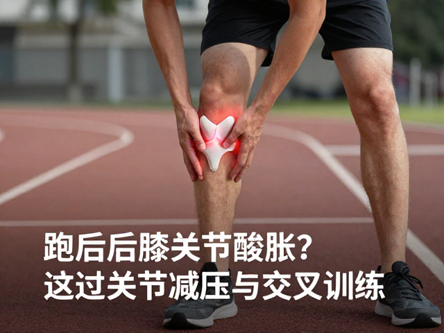 跑后膝关节酸胀?试试关节减压与交叉训练