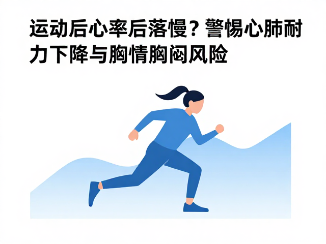 运动后心率回落慢?警惕心肺耐力下降与胸痛胸闷风险