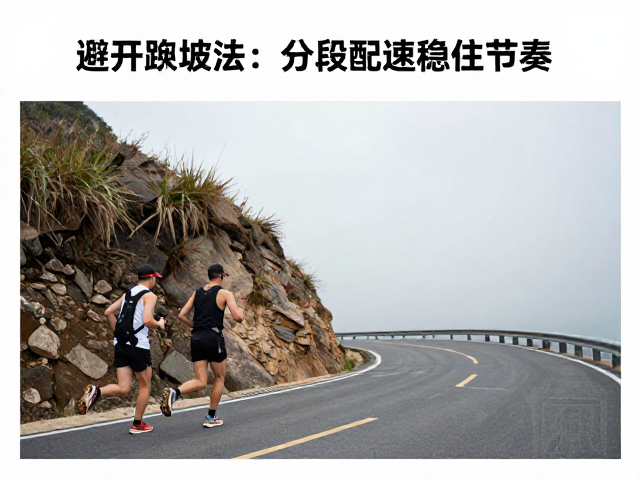 起伏路跑法,避开陡坡补给,分段配速稳住节奏