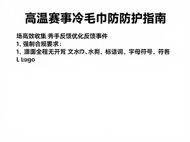 高温赛事冷毛巾发放指南,高效收集选手反馈优化防护体验
