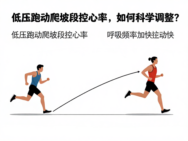 低压跑动爬坡段控心率,呼吸频率加快如何科学调整?