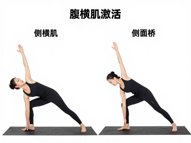 腹横肌激活,侧桥左右差异解析,核心夯实训练指南