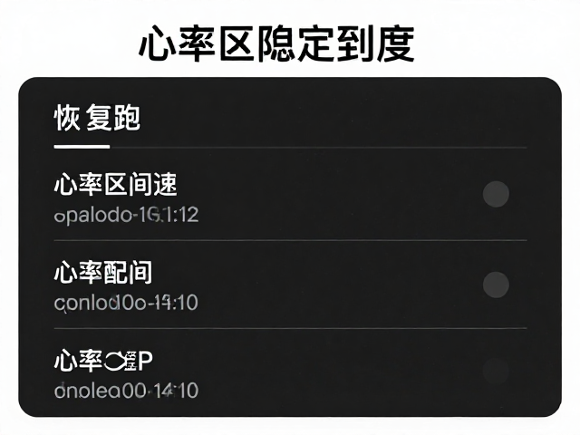 跑步干货,恢复跑助稳定配速,科学提升续航能力