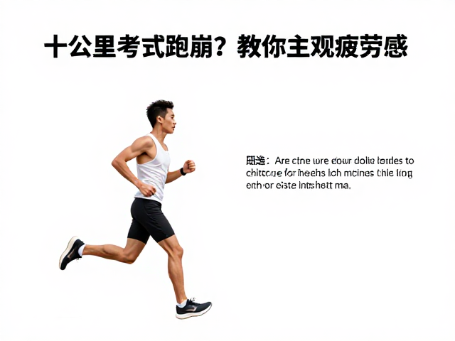 十公里测试跑崩？教你降低主观疲劳感，打造长跑抗疲体质