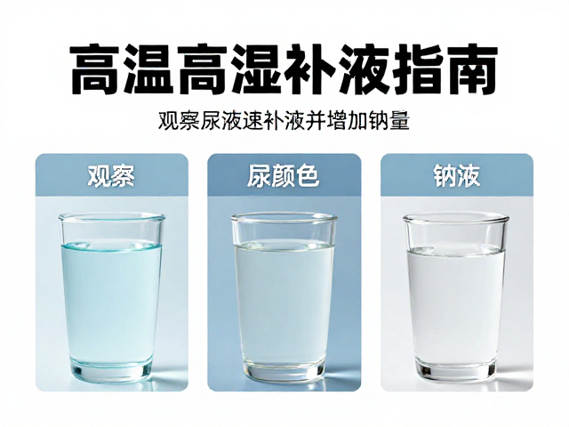 高温高湿补液指南,观察尿液颜色快速补液并增加钠量